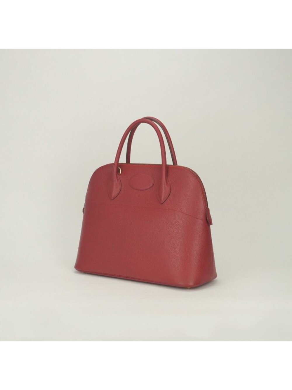 Hermes Bolide 35 Tote Shoulder Bag Ardennes Rouge Vif Rougevif Red Gold 2-Way - Picture 2 of 9